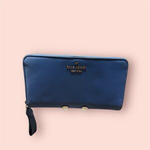 Kate Spade Midnight Blue Nylon Women's Long Wallet